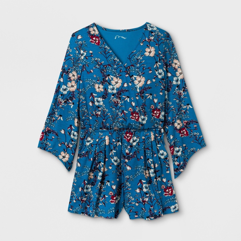 Girls Art Class floral romper Size 6/6x